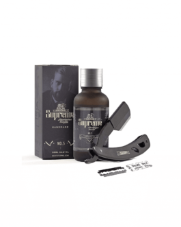 Bartöl Vanille Duft 30ml mit Rasiermesser von Bartstoppel© Supreme